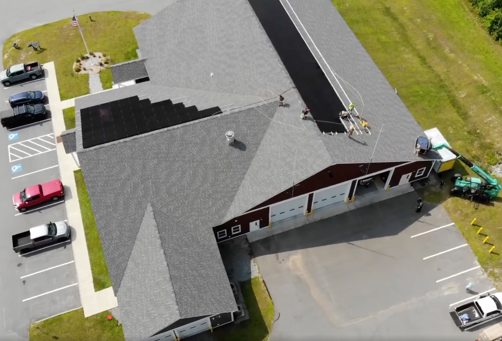Public Safety Building Carroll NH Solar Array